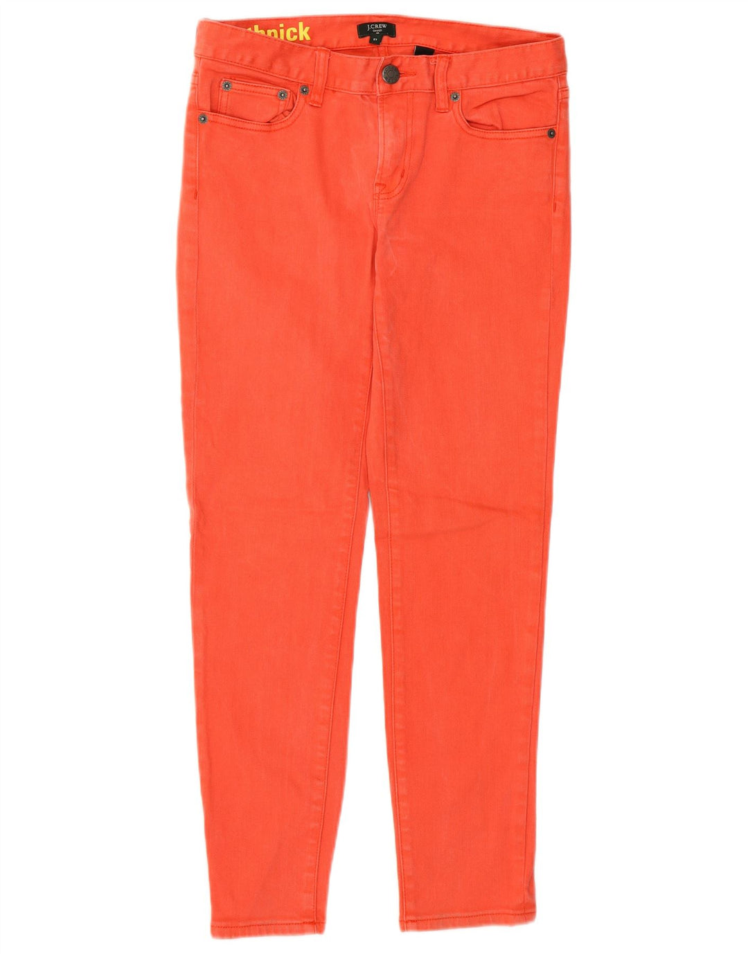 Blugi skinny stretch pentru femei J. Crew L27 L27 Portocaliu