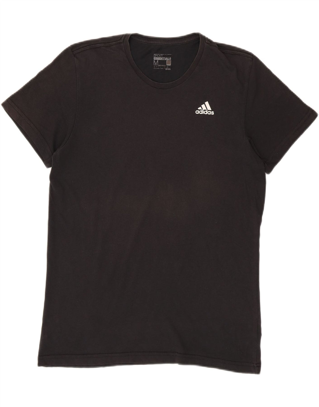 Tricou Adidas Climalite pentru bărbați Top Medium Negru Bumbac