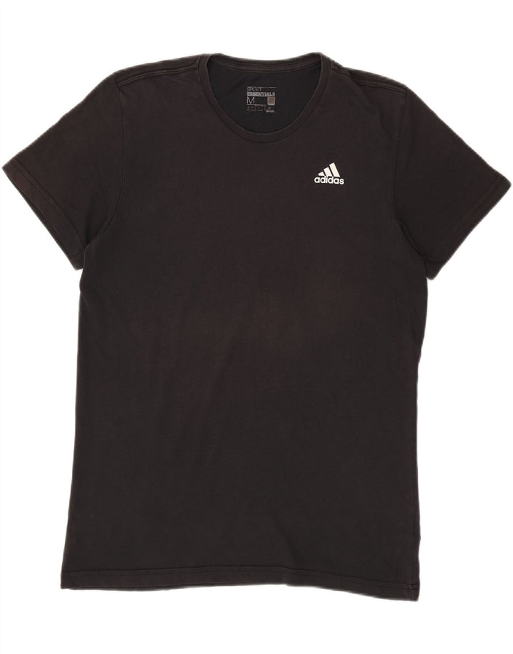 Tricou Adidas Climalite pentru bărbați Top Medium Negru Bumbac