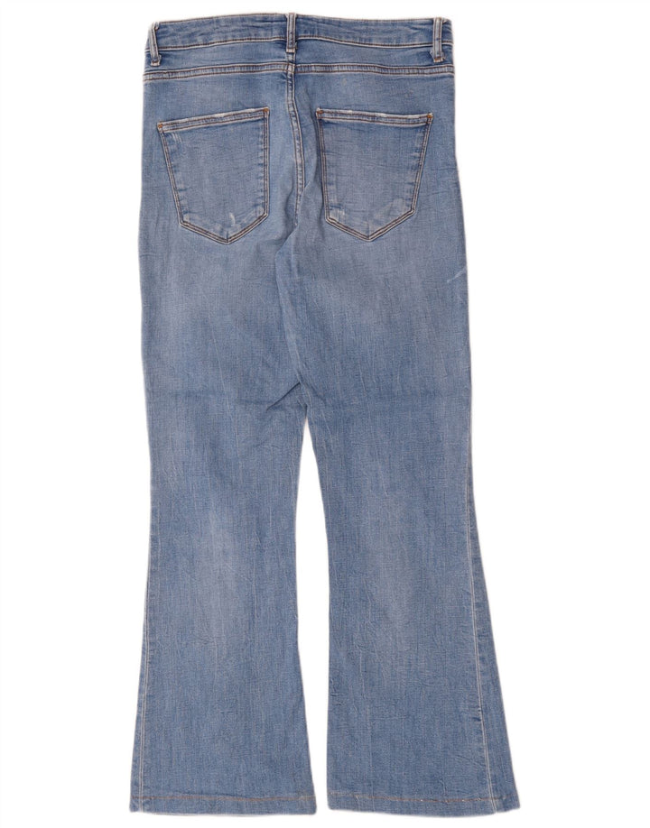 Blugi Zara Femei Bootcut EU 40 Medium W30 L28 Albastru