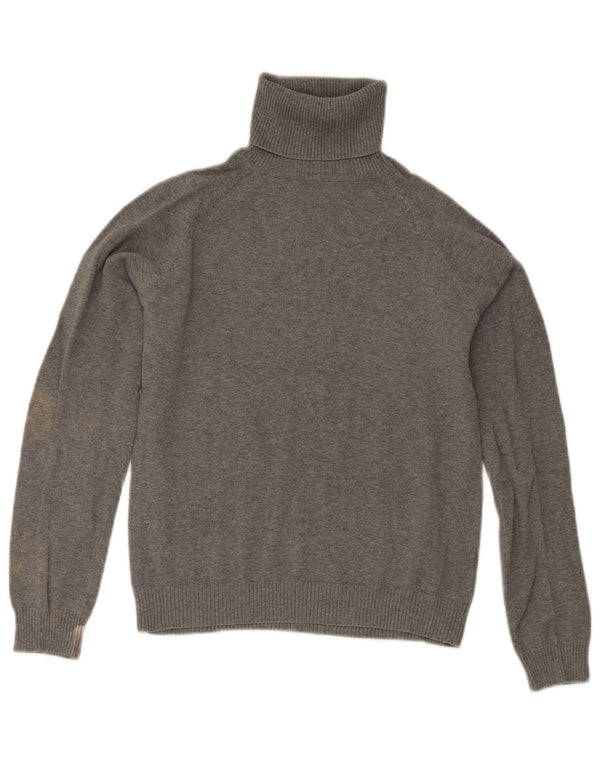 Pulover cu gât rulat Zara pentru femei UK 12 Gri mediu