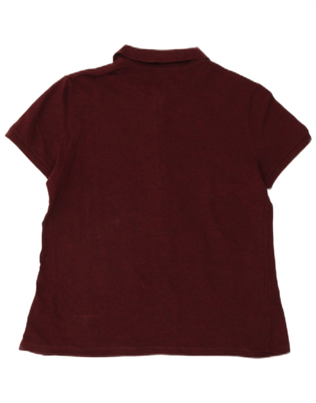 Tricou polo Lacoste pentru damă Mărimea 44 Mare Bumbac Burgundy