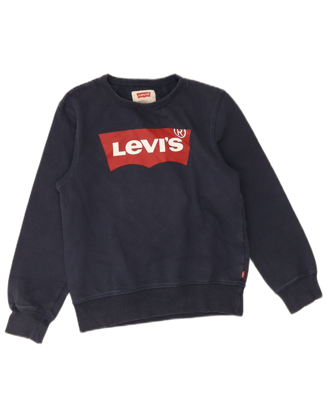 Pulover pentru fete Levi's Graphic Pulover 11-12 Ani Bleumarin