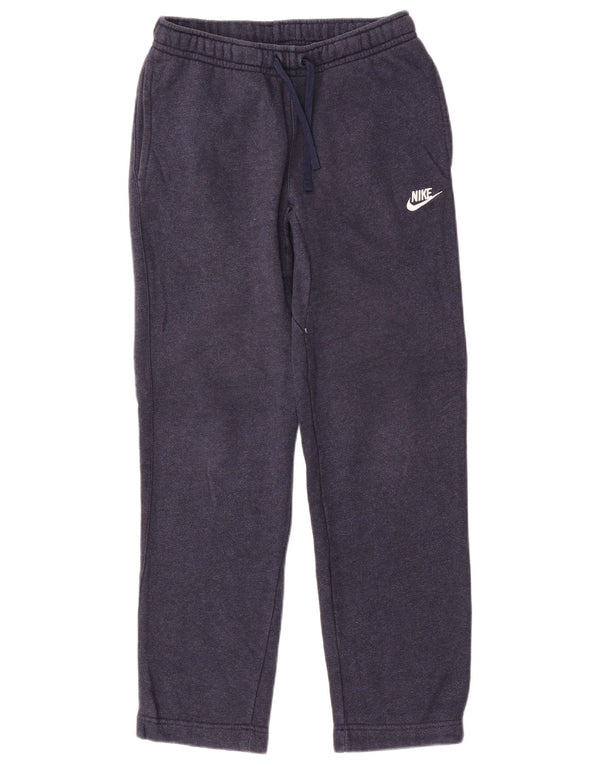 Pantaloni de trening Nike pentru femei UK 10 mic, albastru bleumarin, bumbac