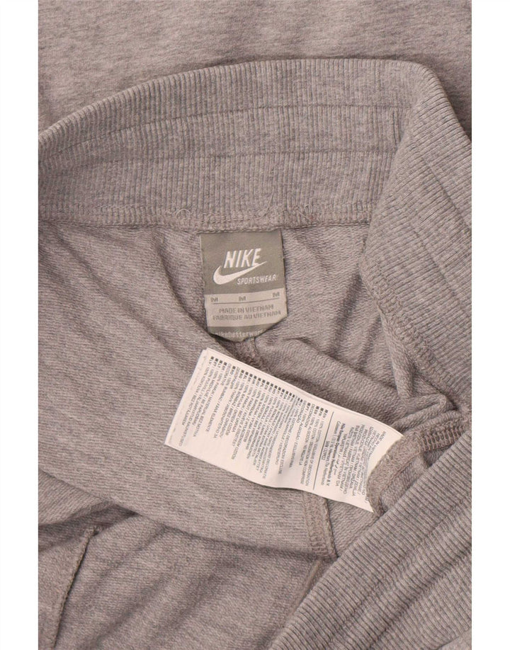 Pantaloni scurți sport Nike pentru bărbați, bumbac, gri mediu