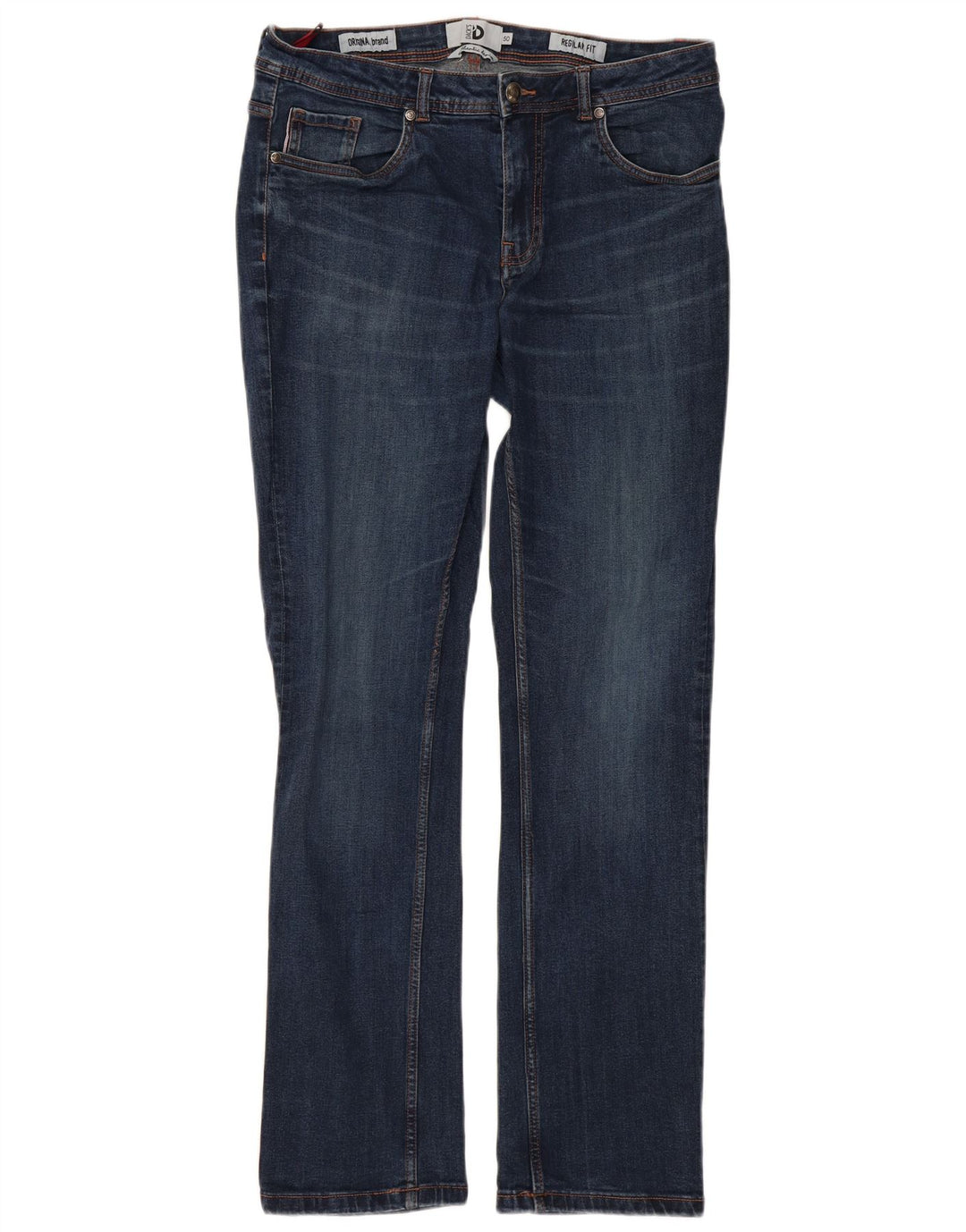 Blugi drepti obișnuiți pentru bărbați Dack's IT 50 Large W34 L32 Blue Bumbac