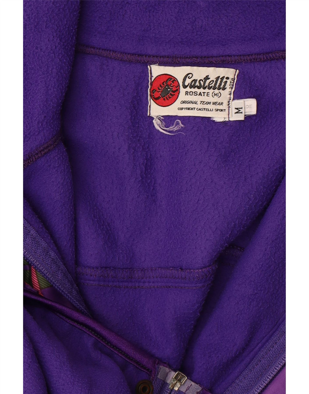 Jachetă de trening pentru bărbați Castelli UK 38 Medium Purple Check