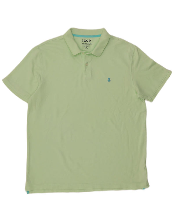 Tricou polo IZOD pentru bărbați, bumbac verde 2XL