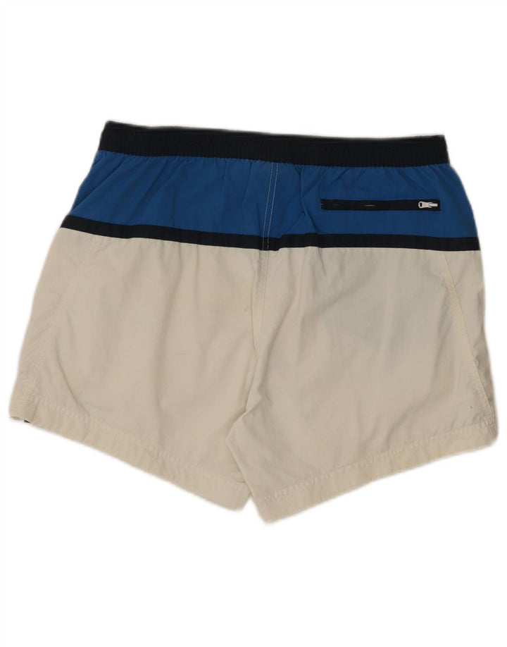 Pantaloni scurți de înot Champion pentru bărbați, mari, albi, blocuri de culoare