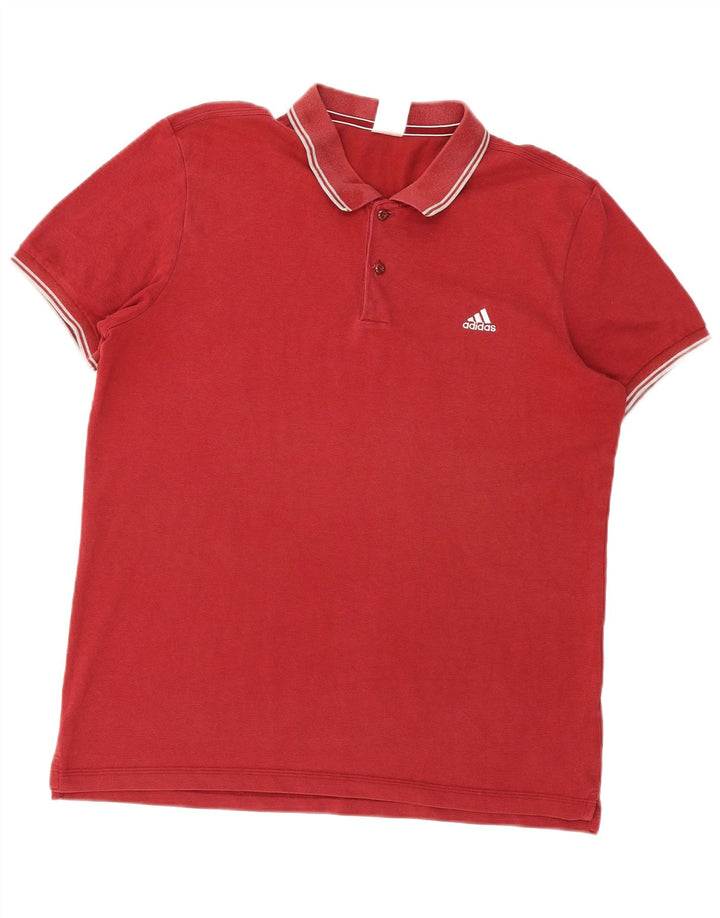 Tricou polo pentru bărbați Adidas XL, roșu