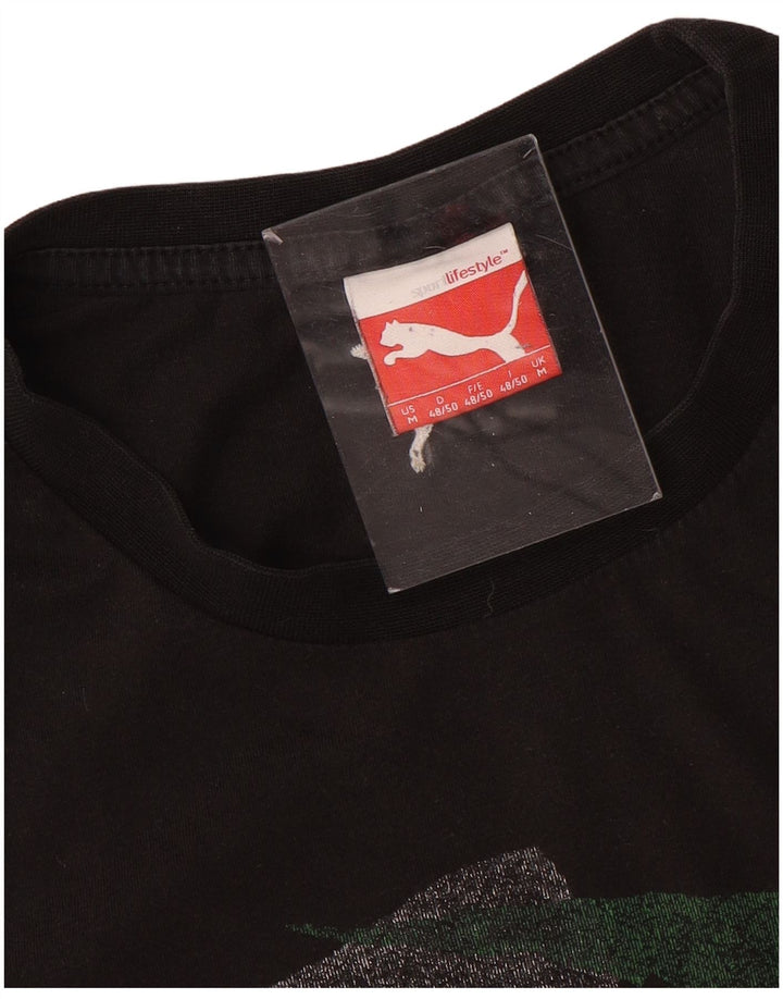 Tricou grafic PUMA pentru bărbați Top Mediu Bleumarin