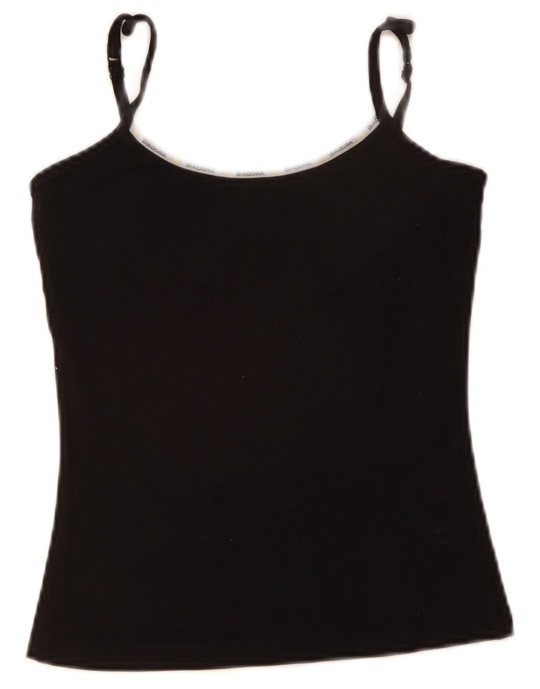 Diadora Womens Cami Top US 2 XS Bumbac Negru