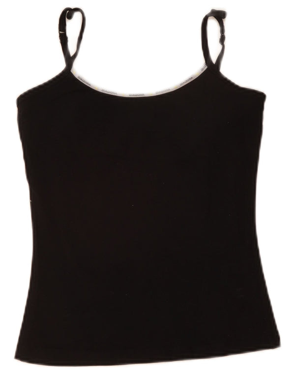 Diadora Womens Cami Top US 2 XS Bumbac Negru