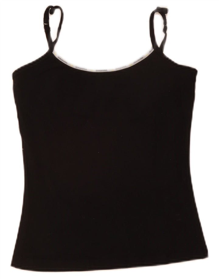Diadora Womens Cami Top US 2 XS Bumbac Negru
