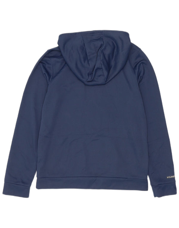 Pulover cu glugă Under Armour pentru băieți, 11-12 ani, mare, bleumarin