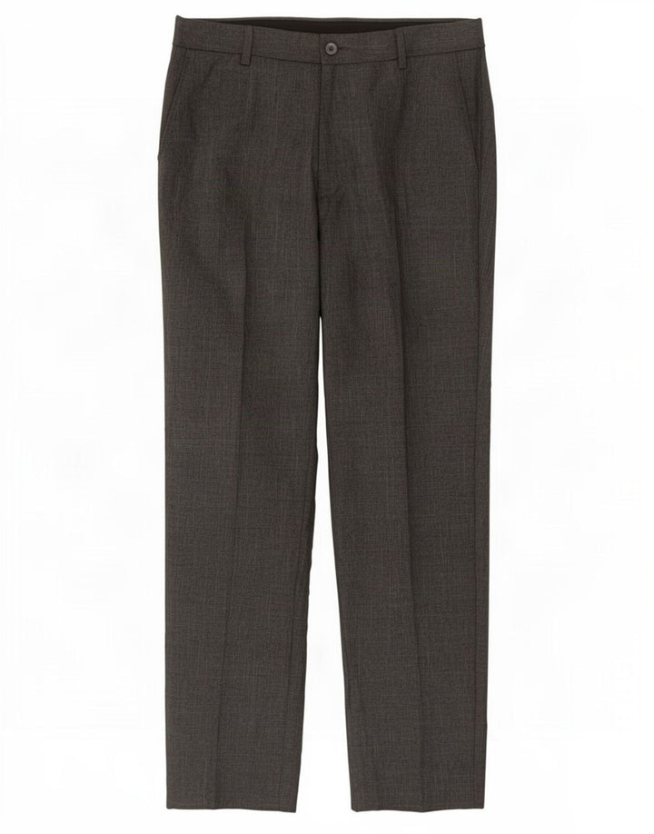 Marks & Spencer Pantaloni slim pentru bărbați L30 L29 Poliester gri