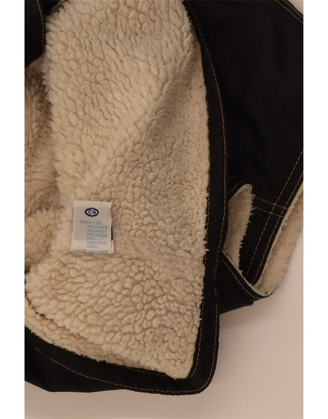C&A Băieți Sherpa Gilet 11-12 Ani Negru Nylon