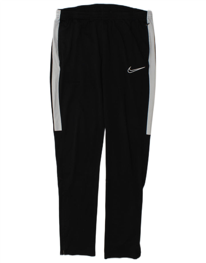 Pantaloni de trening Nike Dri Fit pentru bărbați, negru mediu, poliester color bloc
