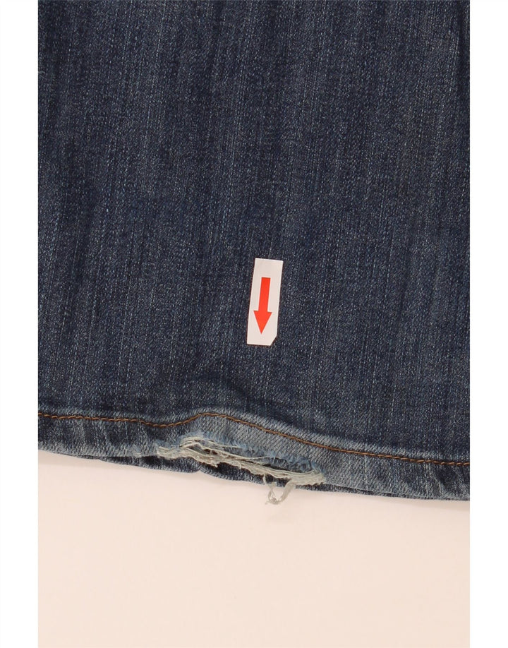 Blugi drepti pentru bărbați Wrangler W36 L32 Bumbac albastru