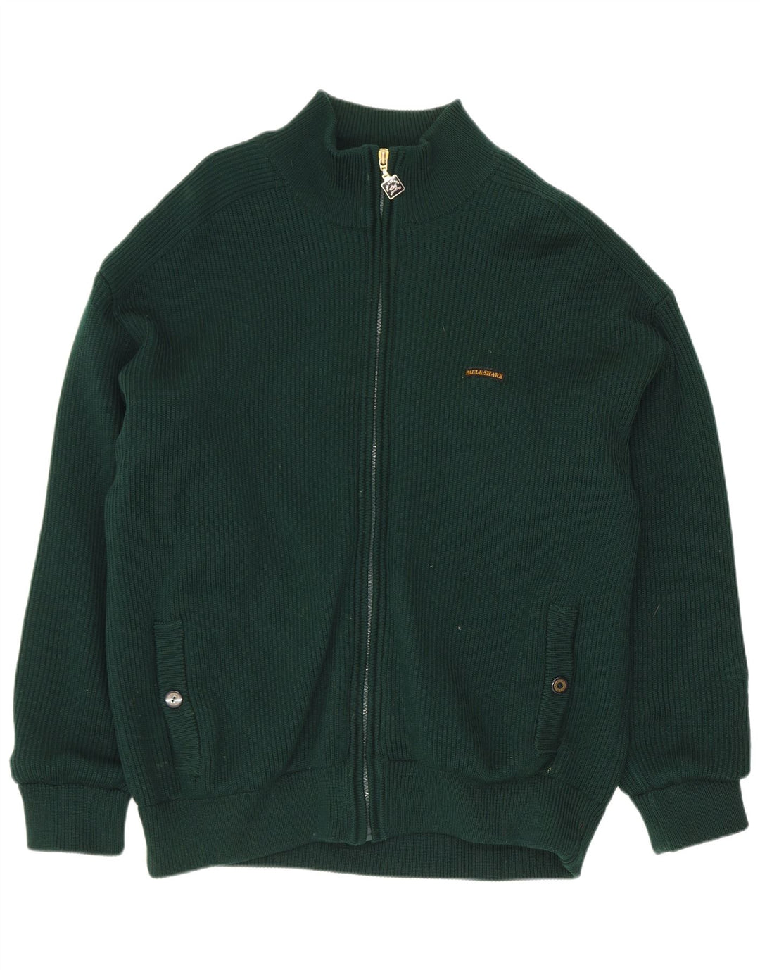 Pulover cardigan pentru bărbați Paul & Shark XL Verde Modern