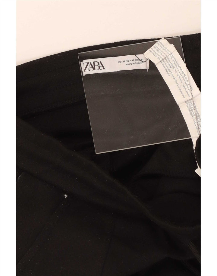 Pantaloni de trening Zara Barbati Joggeri Poliester mediu negru