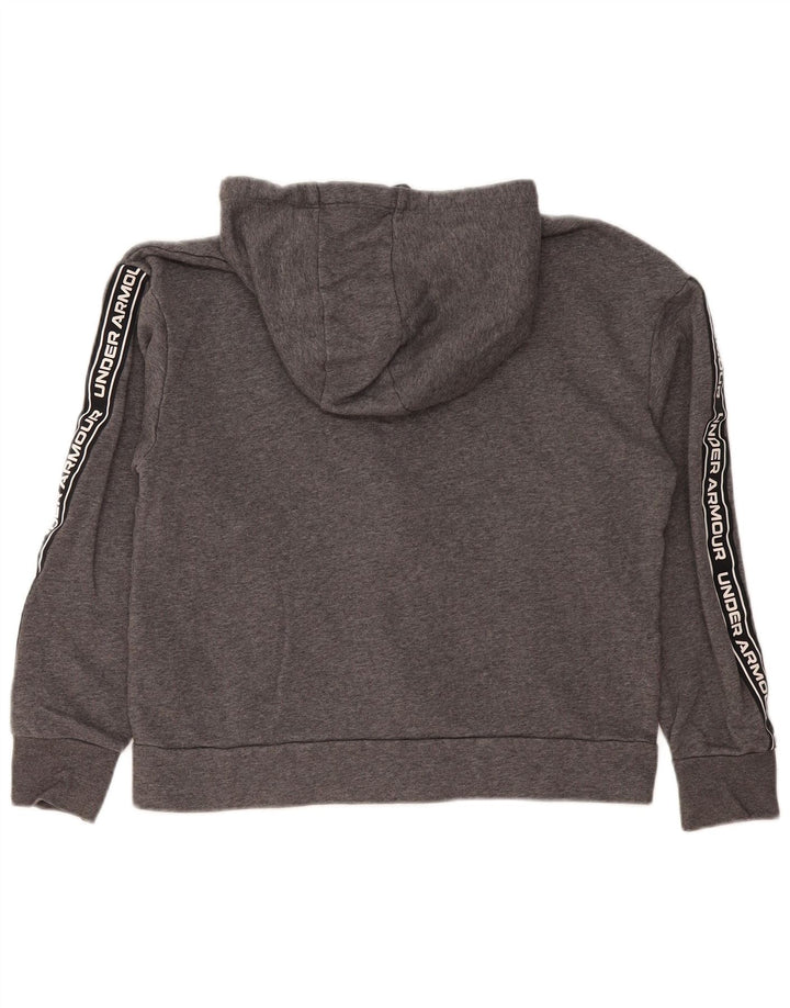 Pulover Under Armour pentru femei, cu fermoar, UK 14, gri mediu