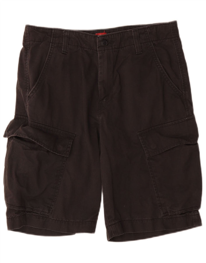 Pantaloni scurți cargo pentru bărbați Levi's W30, bumbac mediu negru