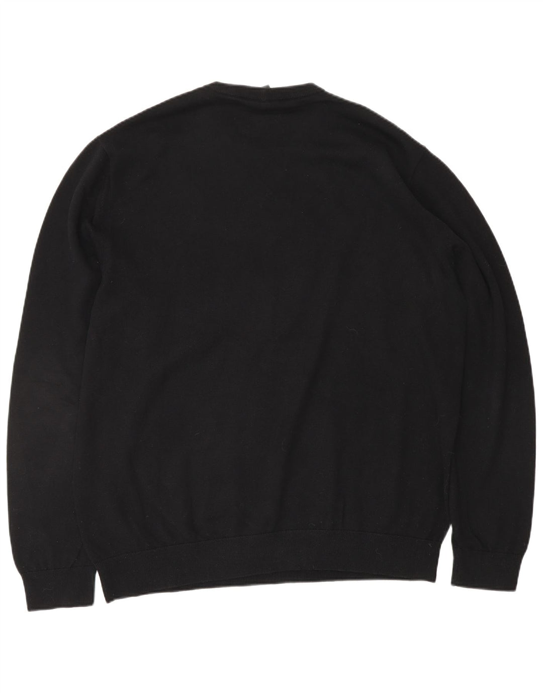 ARMANI EXCHANGE Pulover pentru bărbați cu decolteu rotund, mare, negru, bumbac