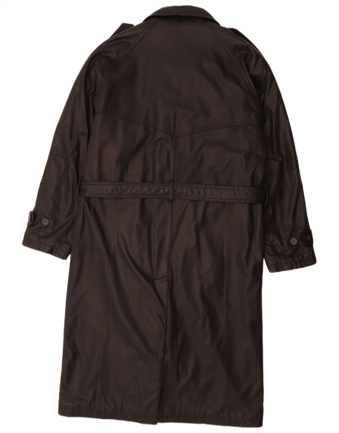 Trench din piele pentru bărbați WESTBURY IT 52 XL din piele neagră