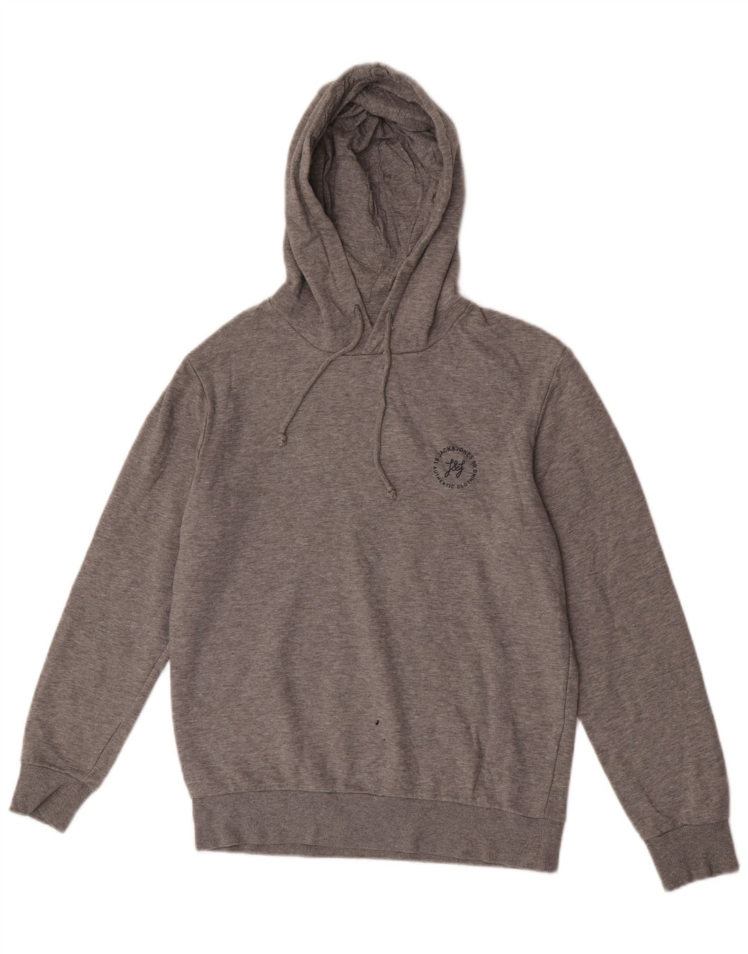 Pulover Jack & Jones pentru bărbați, bumbac cu pete, gri mediu