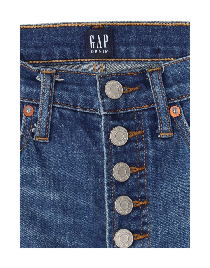 Blugi tăiați pentru femei Gap IT 42/44 Medium W28 L26 Bumbac albastru