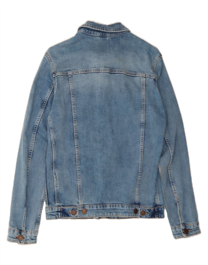 JACK & JONES Mens Denim Jacket UK 36 Small Blue Cotton Vintage Jack & Jones and Second-Hand Jack & Jones from Messina Hembry 