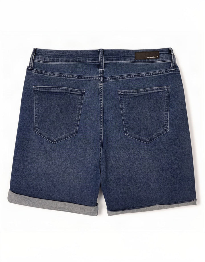 Pantaloni scurți din blugi Dkny pentru femei US 8 Medium W30 Bumbac albastru