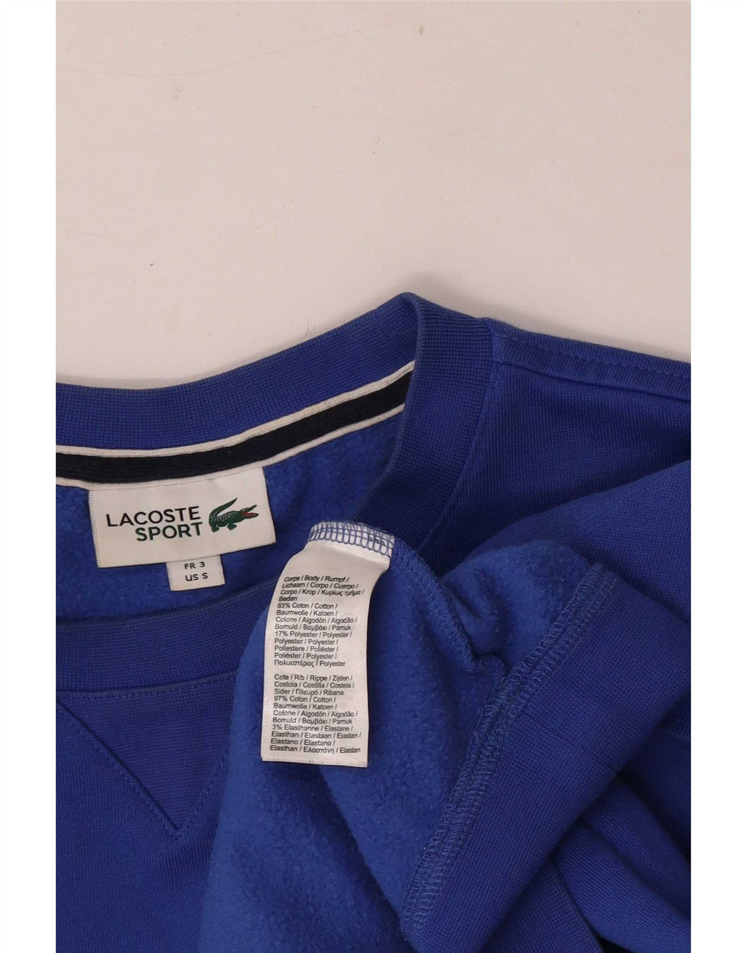 Pulover pentru bărbați Lacoste Pulover Mărimea 3 Bumbac albastru mic