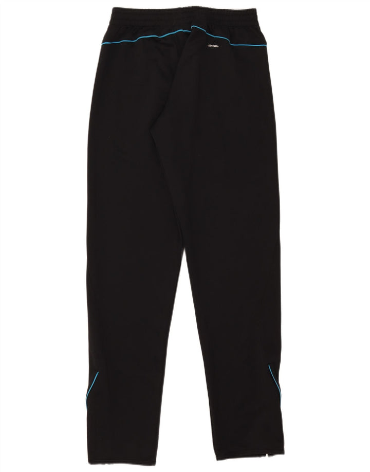 Pantaloni de trening Adidas Climalite pentru baieti 15-16 ani poliester negru