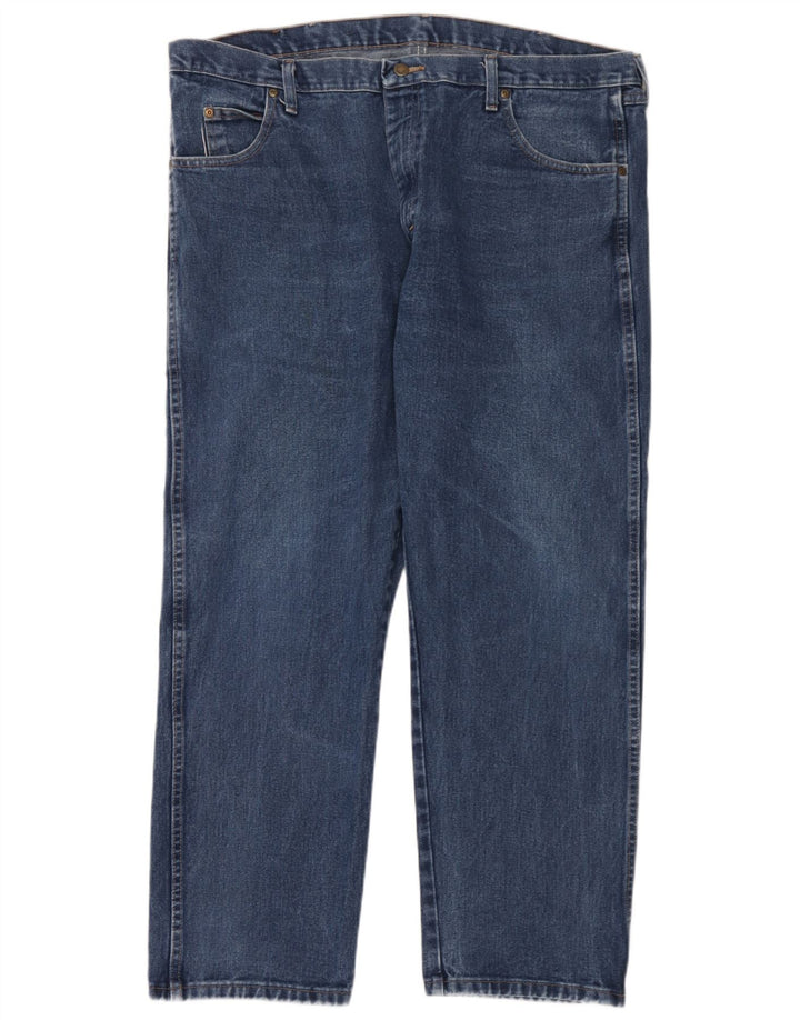 Blugi drepti pentru bărbați Wrangler W42 L30 Bumbac albastru