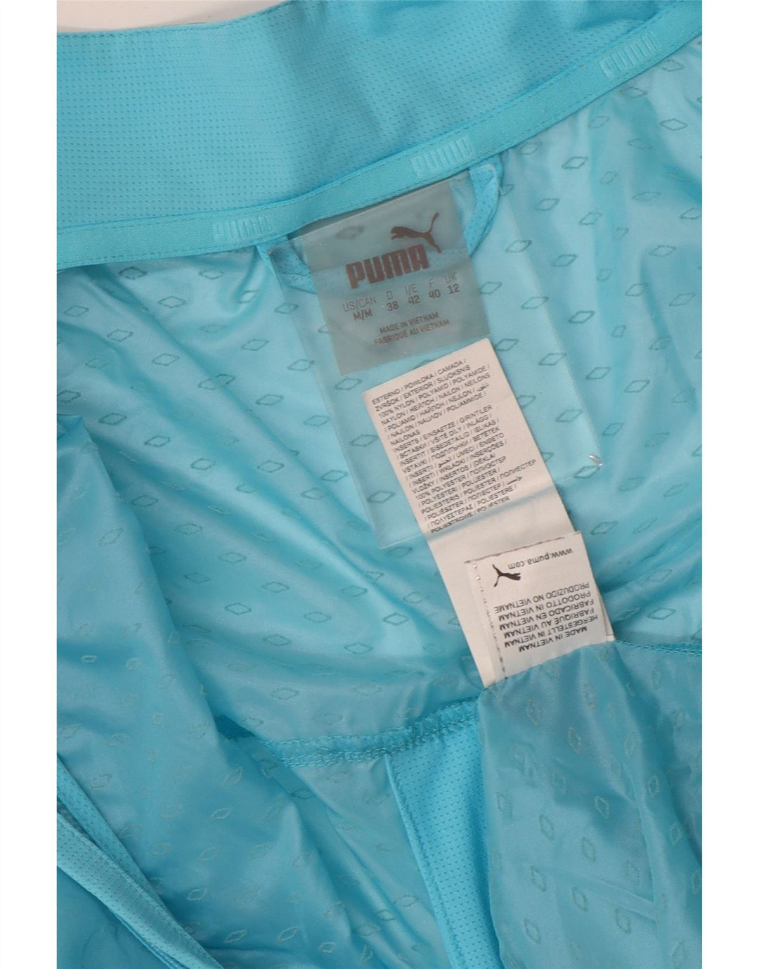 Jachetă de ploaie PUMA pentru femei UK 12 Medium Blue Nylon