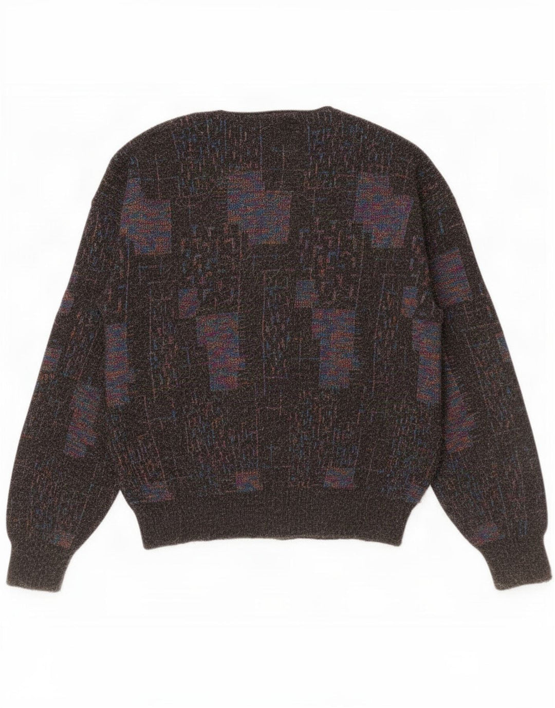 Vintage Mens Cardigan Pulover Maro Maro Geometric