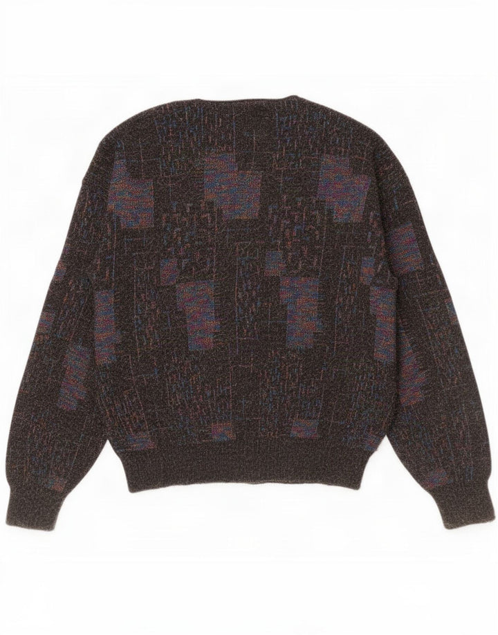 Vintage Mens Cardigan Pulover Maro Maro Geometric