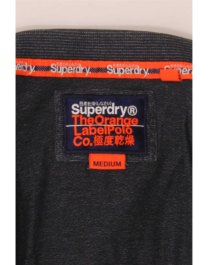 Tricou polo pentru bărbați Superdry, mijlociu, albastru marin pete