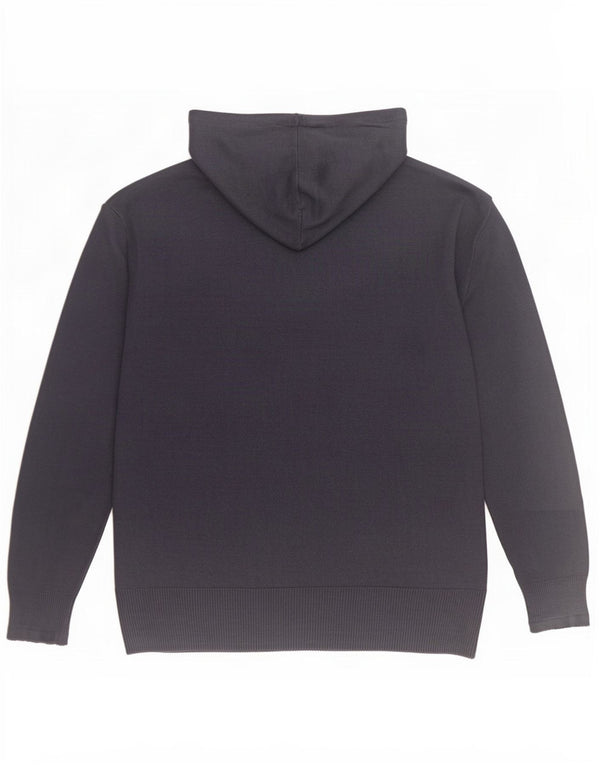 Pulover cu glugă pentru femei Marks & Spencer UK 14 Medium Bleumarin Acrilic