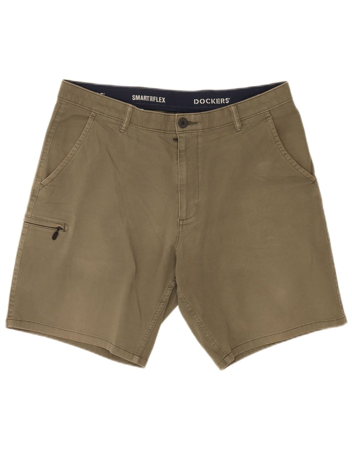 Pantaloni scurti cargo pentru bărbați Dockers W34, bumbac mare kaki