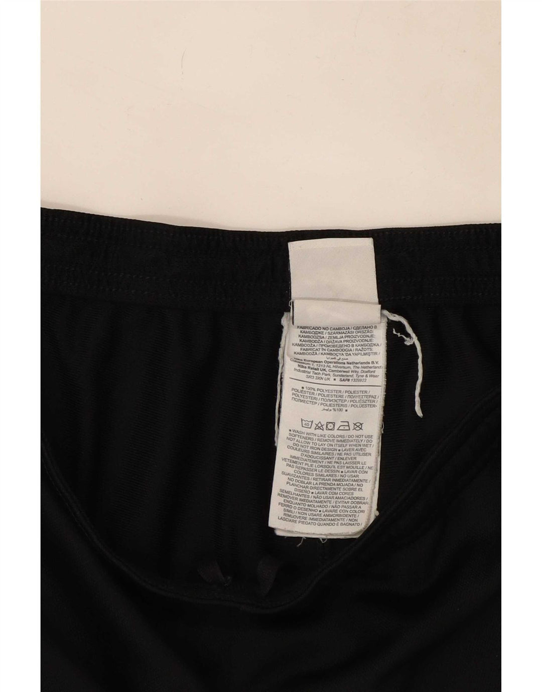Pantaloni de trening Nike Dri Fit pentru femei UK 12 Poliester mediu negru