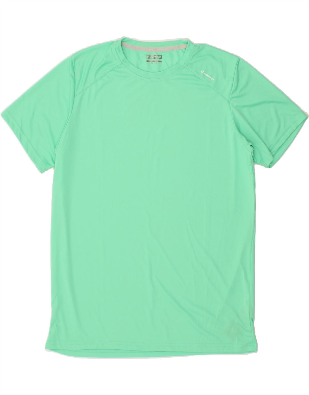 LOTTO Mens T-Shirt Top XL Green Polyester Vintage Lotto and Second-Hand Lotto from Messina Hembry 