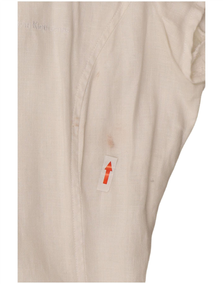 Rochie A-Line pentru femei Calvin Klein Jeans UK 14 Medium White
