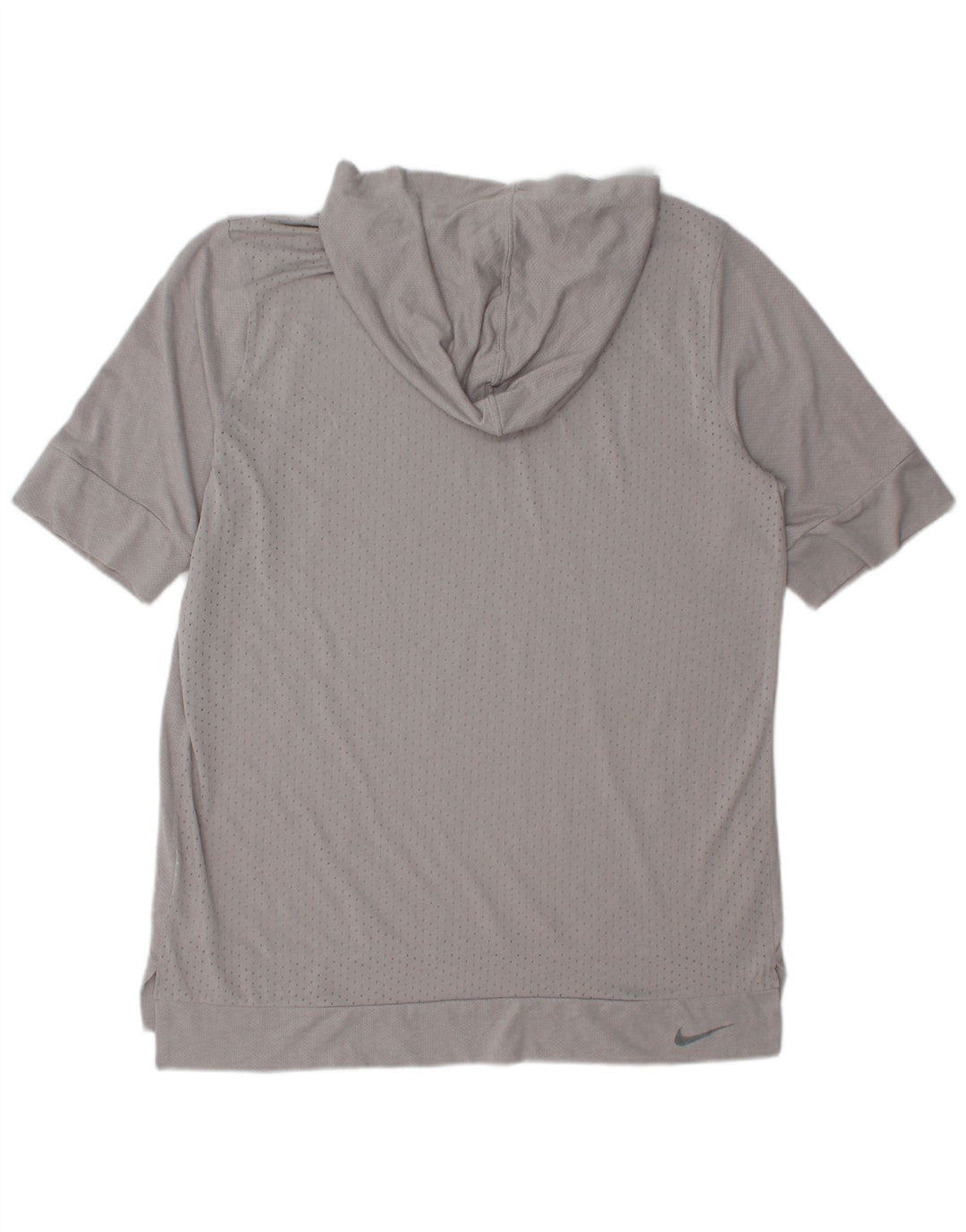 Tricou cu glugă Nike pentru bărbați Dri Fit Top Medium Gri Poliester