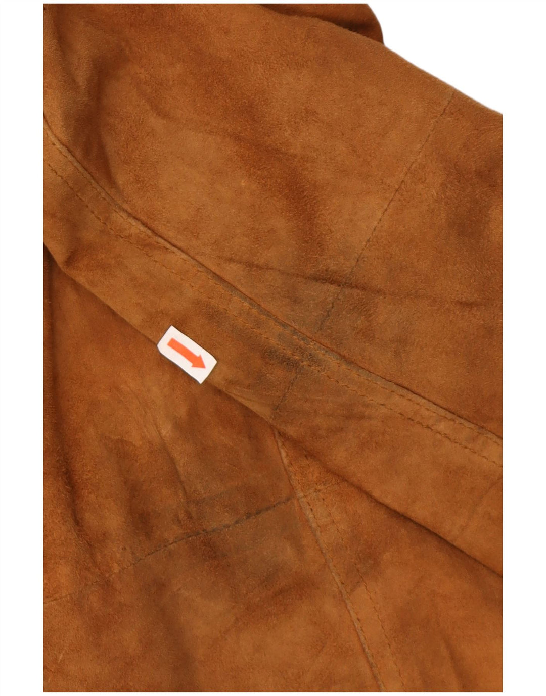 Jachetă Bomber Vintage pentru bărbați din piele intoarsa IT 56 3XL maro din piele intoarsa