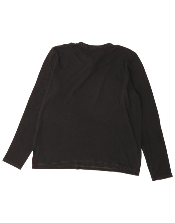 Calvin Klein Jeans Top pentru bărbați cu mânecă lungă IT 50 Medium Black