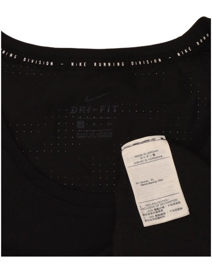 Vesta grafică Nike Dri Fit pentru bărbați, XL, poliester negru
