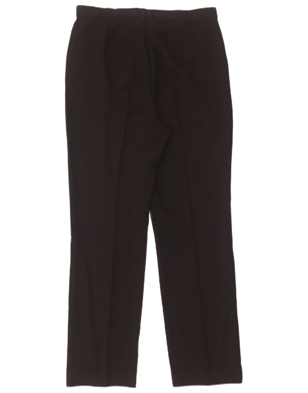 Marks & Spencer Pantaloni de costum pentru femei cu talie înaltă UK 12 Medium W32 L31 Negru